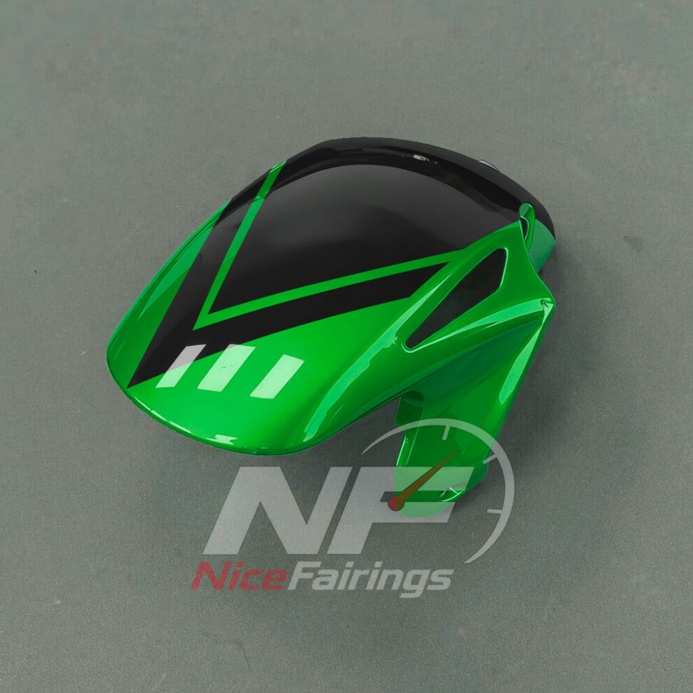 For Honda CBR1000RR-R 2024-2026 Green Black ABS Body Kit with Street and Track Fairing Panels | NiceFairings - additional angle image