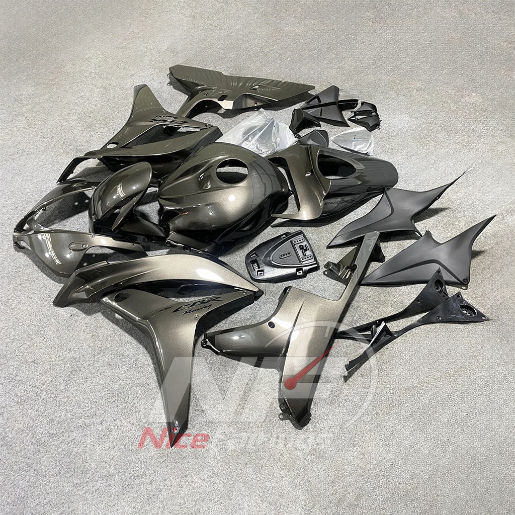 Black ABS Cowling Set Fits 2007-2008 Honda CBR600RR F5 | NiceFairings - front angle image