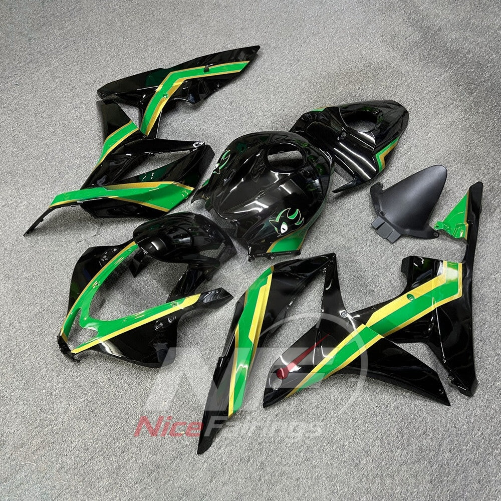 Black Sportbike Fairing Set Fits Honda CBR600RR F5 2007-2008 | NiceFairings - front angle image