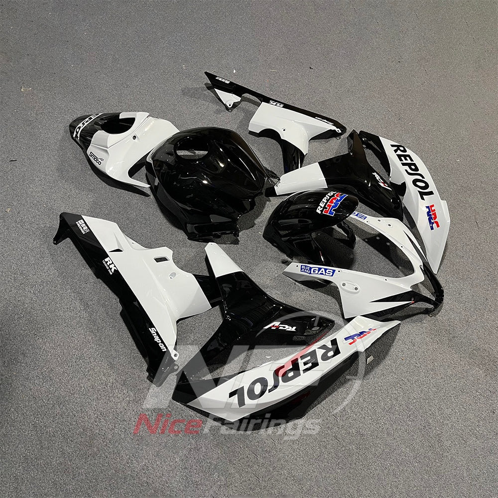 Replacement Injection-Molded Fairing Set Fits Honda CBR600RR F5 2007-2008 | NiceFairings - front angle image