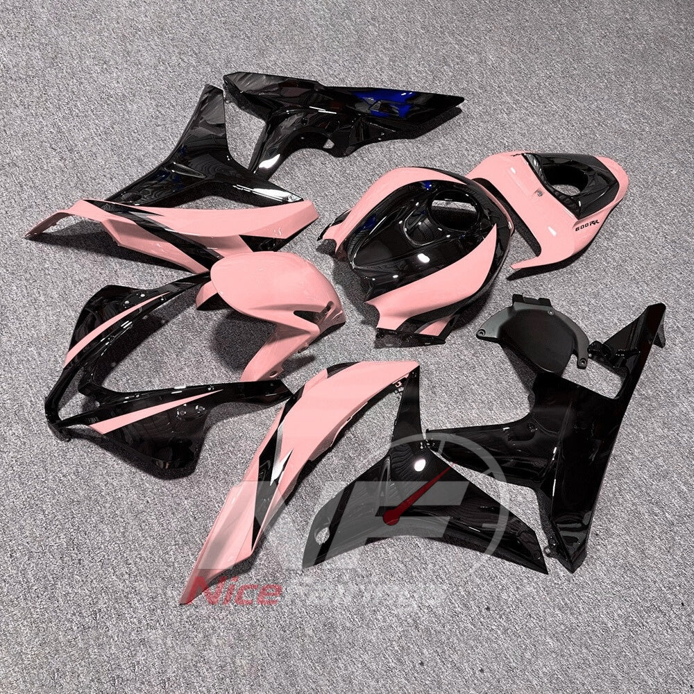 Injection-Molded Fairings Compatible with Honda CBR600RR F5 2007-2008 | NiceFairings - front angle image