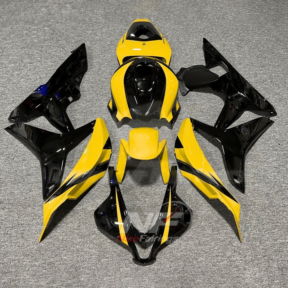 Custom-Painted Yellow ABS Cowling Panels Compatible with 2007-2008 Honda CBR600RR F5 | NiceFairings - main product image