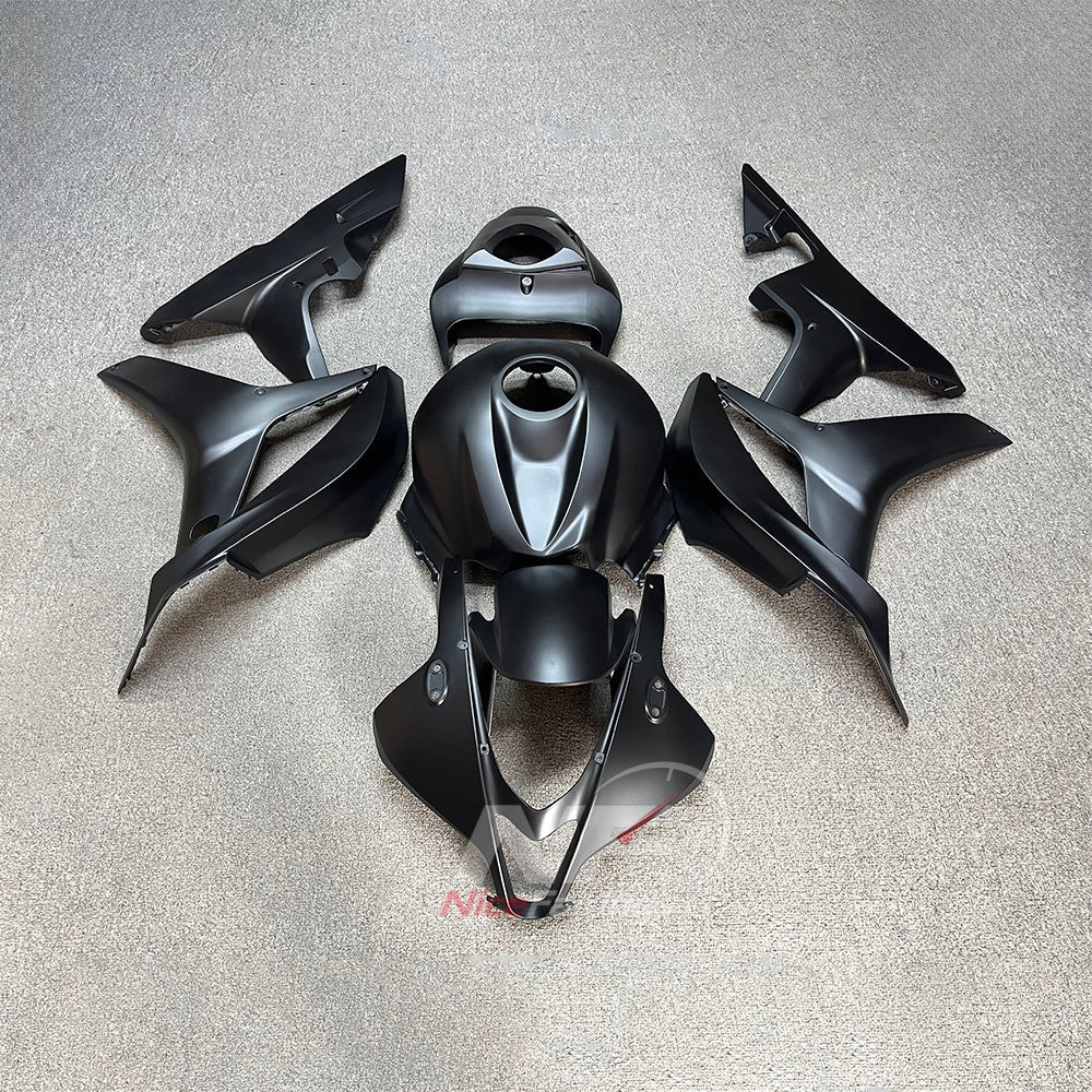 Custom-Painted Yellow ABS Cowling Panels Compatible with 2007-2008 Honda CBR600RR F5 | NiceFairings - paint design NO.5 option image