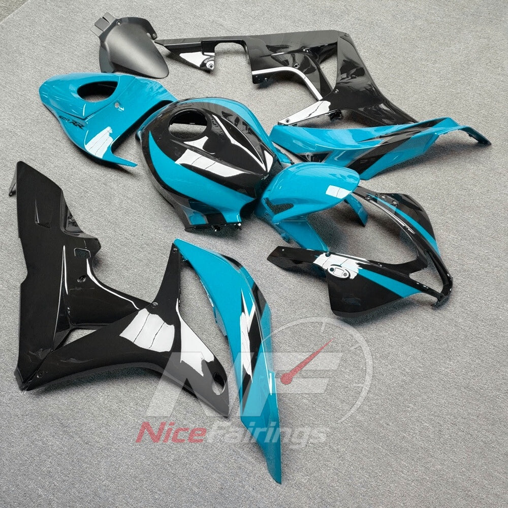 Replacement ABS Plastic Fairing Kit Fits Honda CBR600RR F5 2007-2008 | NiceFairings - side angle image