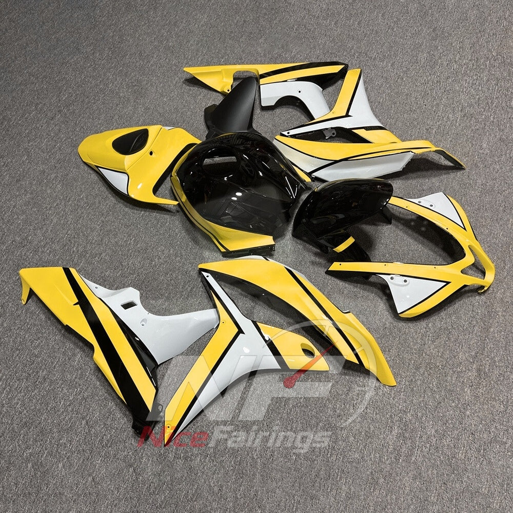 Replacement Injection-Molded Bodywork Set Fits 2007-2008 Honda CBR600RR F5 | NiceFairings - side angle image