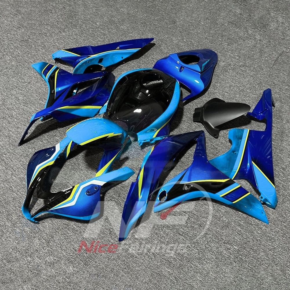 Replacement Blue Cowling Panel Set Fits Honda CBR600RR F5 2007-2008 | NiceFairings - front angle image