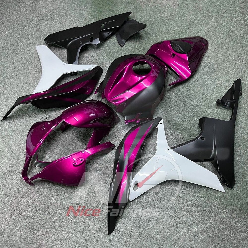 Painted Pink ABS Plastic Fairing Kit Fits Honda CBR600RR F5 2007-2008 | NiceFairings - front angle image