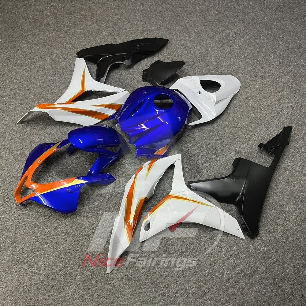 Aftermarket ABS Cowling Set Fits 2007-2008 Honda CBR600RR F5 | NiceFairings - front angle image
