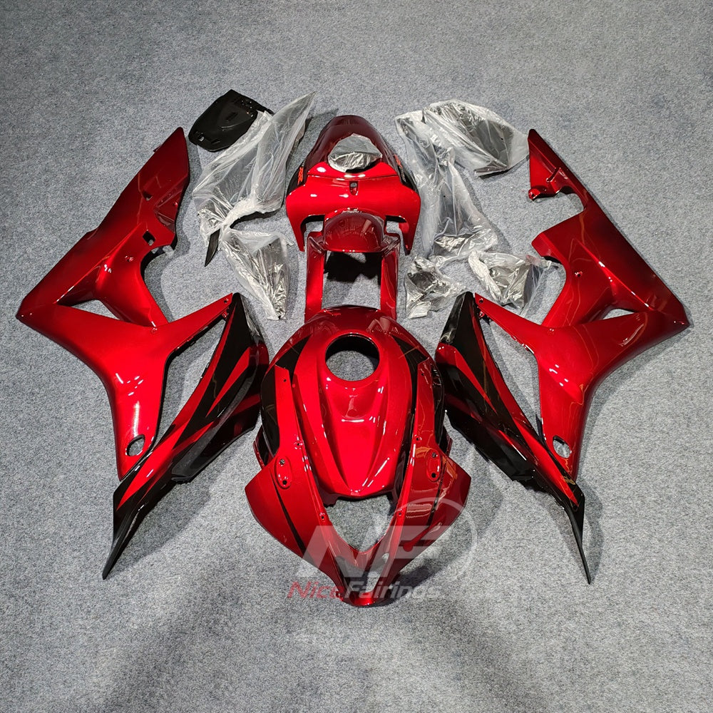 Painted Red ABS Plastic Bodywork Kit Fits Honda CBR600RR F5 2007-2008 | NiceFairings - main product image