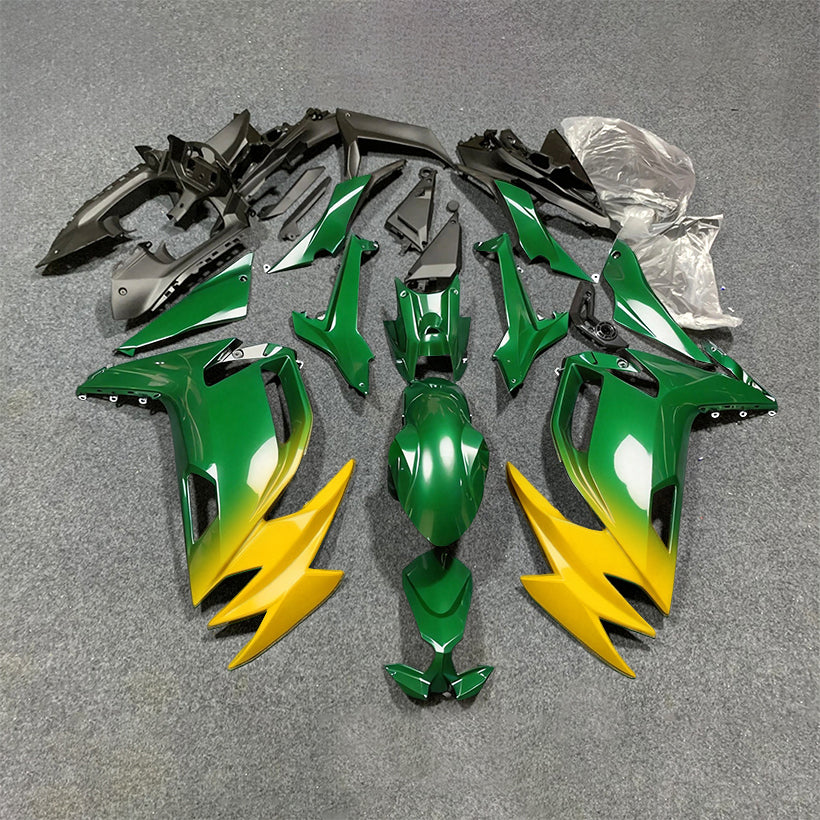 For KAWASAKI Ninja 650 ER-6F 2020-2026 Green Black Aftermarket ABS Fairing Kit Full Bodywork | NiceFairings - main product image