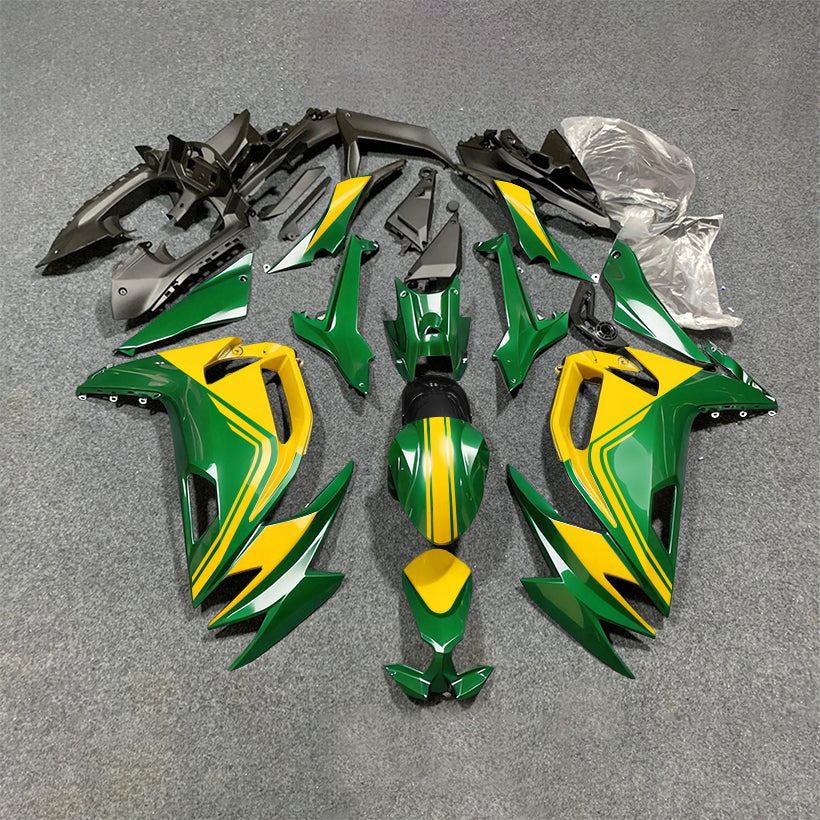 For KAWASAKI Ninja 650 ER-6F 2020-2026 Green Black Injection Molded Fairing Kit Bodywork Set | NiceFairings - main product image