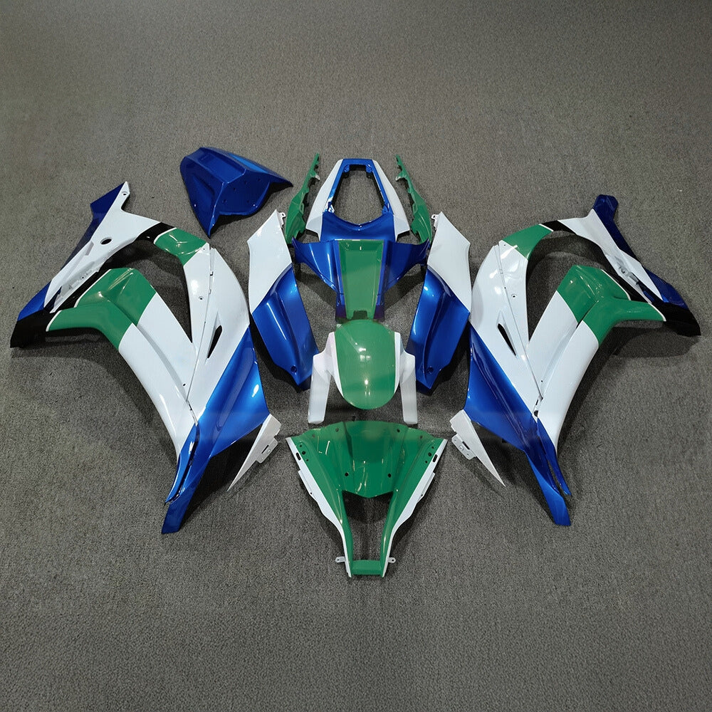 KAWASAKI Ninja ZX10R 2011-2015 Injection Molded Fairings Set | NiceFairings - paint design NO.1 option image