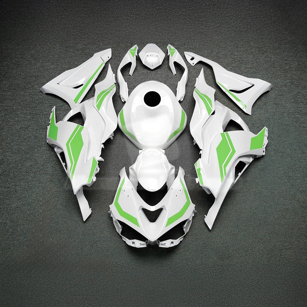 For Kawasaki ZX-6R 636 2024-2025 Replacement Fairing Set White Blue Tank Cover | NiceFairings - main product image
