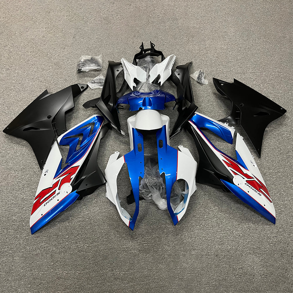 For BMW S1000RR 2017-2018 Race Replica Standard No Tank Cover Custom Painted ABS Body Kit For Street Or Track | NiceFairings - paint design NO.2 option image