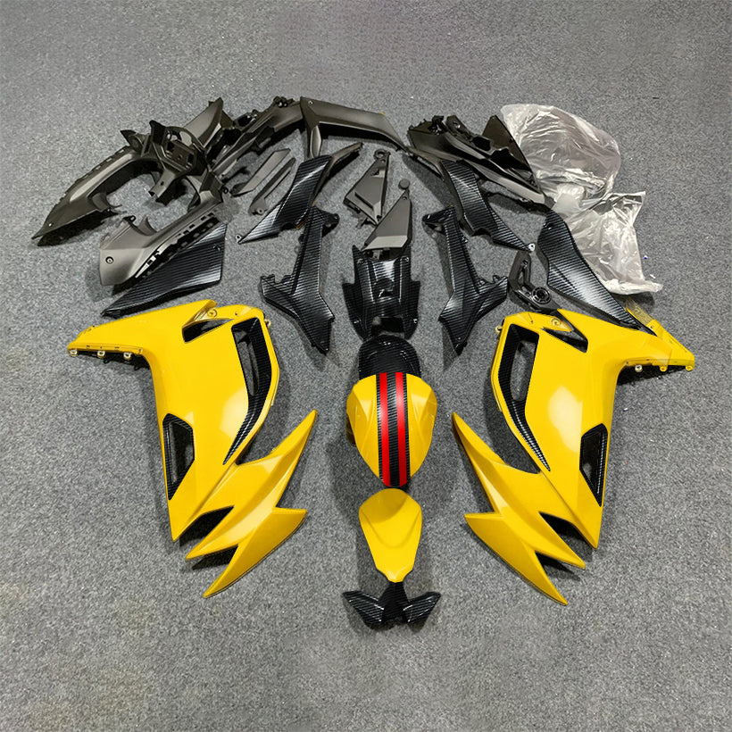 For KAWASAKI Ninja 650 ER-6F 2020-2026 Yellow Black Sportbike Fairings Kit Replacement Cowling | NiceFairings - main product image