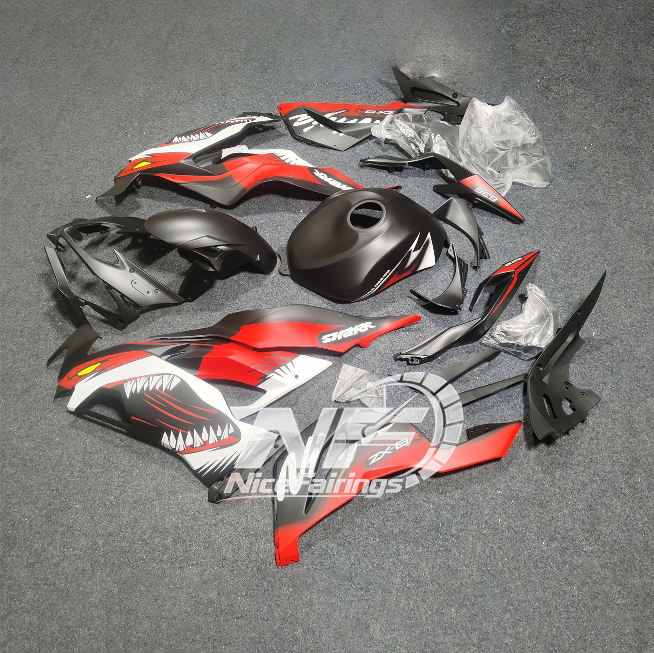 Kawasaki ZX6R 636 Custom Painted ABS Body Kit Race Replica Tank Cover | NiceFairings - main product image