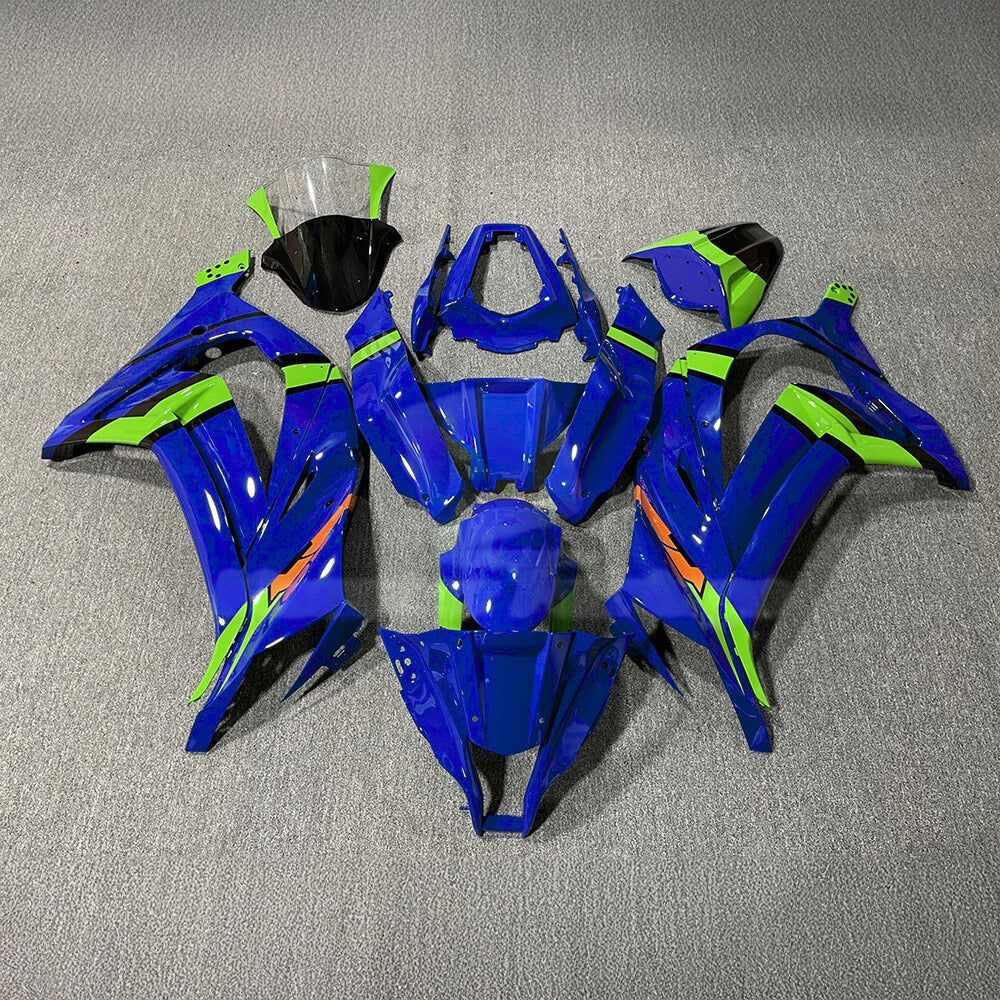 KAWASAKI Ninja ZX10R 2011-2015 Injection Molded Fairings Set | NiceFairings - paint design NO.1 option image