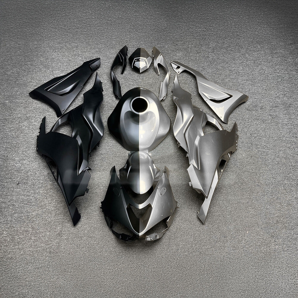 For Kawasaki ZX6R 636 Custom Painted ABS Body Kit Blue Silver Tank Cover | NiceFairings - main product image