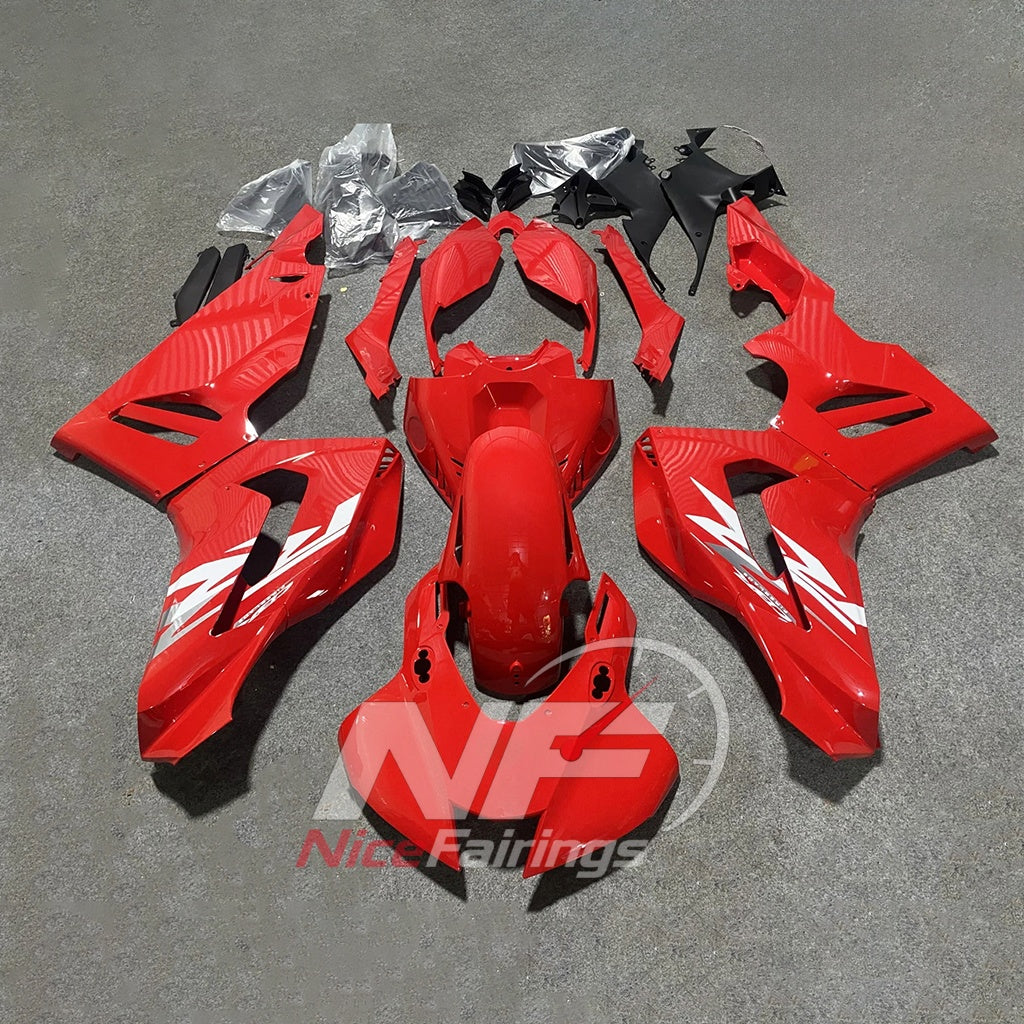 For Honda CBR1000RR-R 2020-2023 Fireblade Orange Black Custom Fairings with ABS Sportbike Plastics | NiceFairings - paint design NO.7 option image