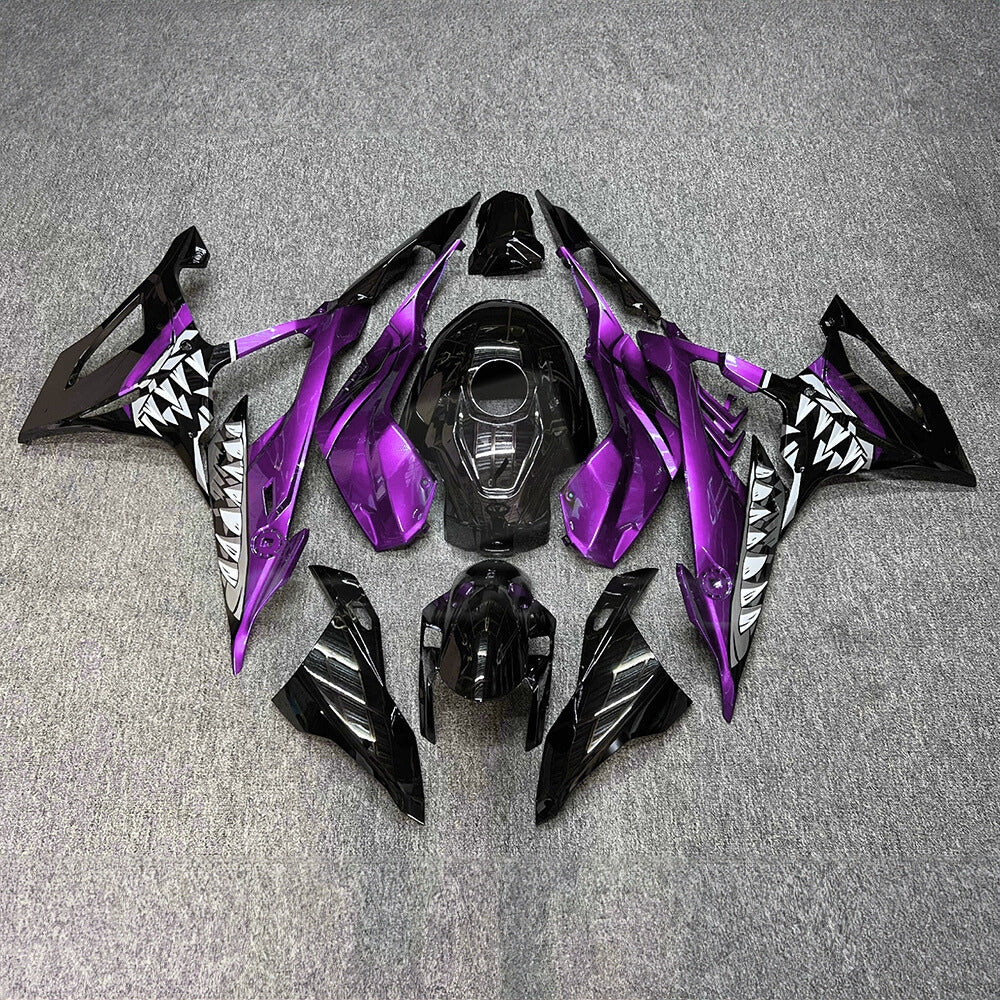 For BMW S1000RR 2019-2022 Orange Black Premium Edition Custom Painted ABS Body Kit For Street Or Track | NiceFairings - main product image