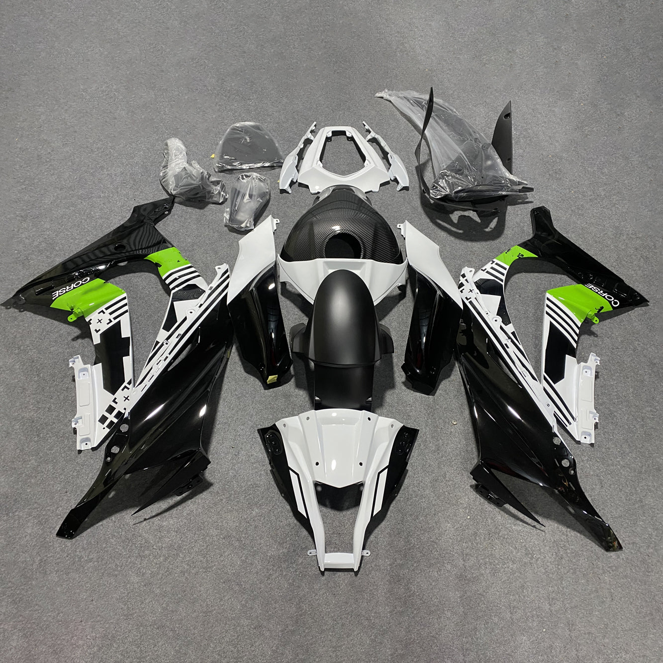 KAWASAKI ZX10R 2011-2015 Race Style Fairing Plastics | NiceFairings - main product image