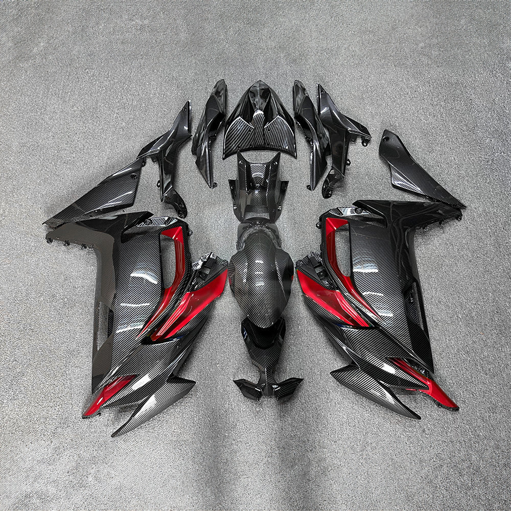 For KAWASAKI Ninja 650 ER-6F 2020-2026 Red Black ABS Fairing Kit Complete Bodywork Panels | NiceFairings - main product image