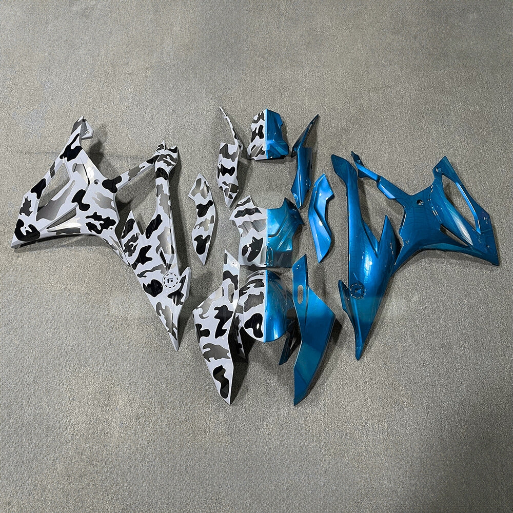 For BMW S1000RR 2019-2022 Silver Black Elite Edition Custom Painted ABS Body Kit For Street Or Track | NiceFairings - main product image