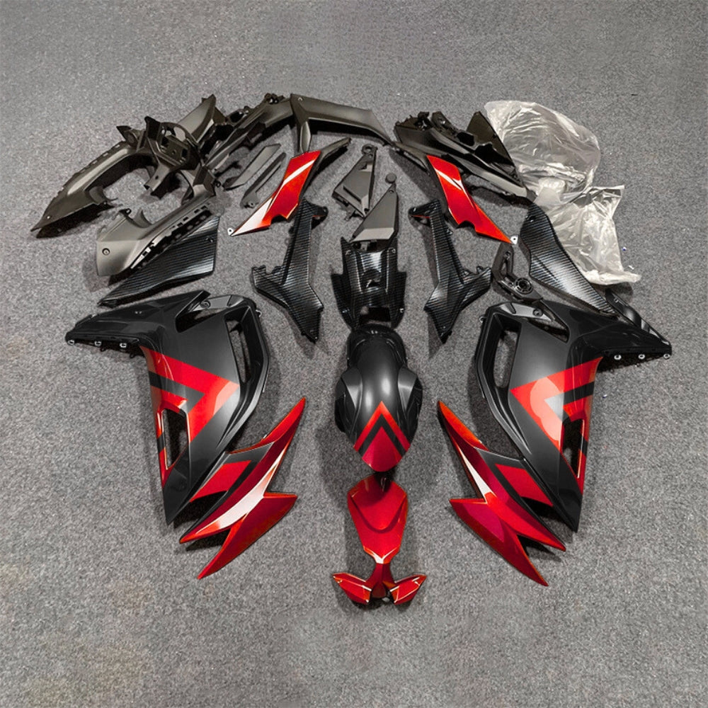 For KAWASAKI Ninja 650 ER-6F 2020-2026 Red Black Custom Painted Motorcycle Fairings Kit | NiceFairings - main product image