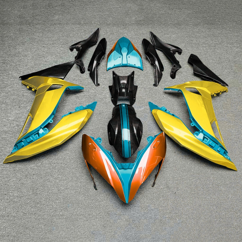 Ninja 650 ER-6F 2017-2019 Custom Painted Fairings Style 10 | NiceFairings - main product image