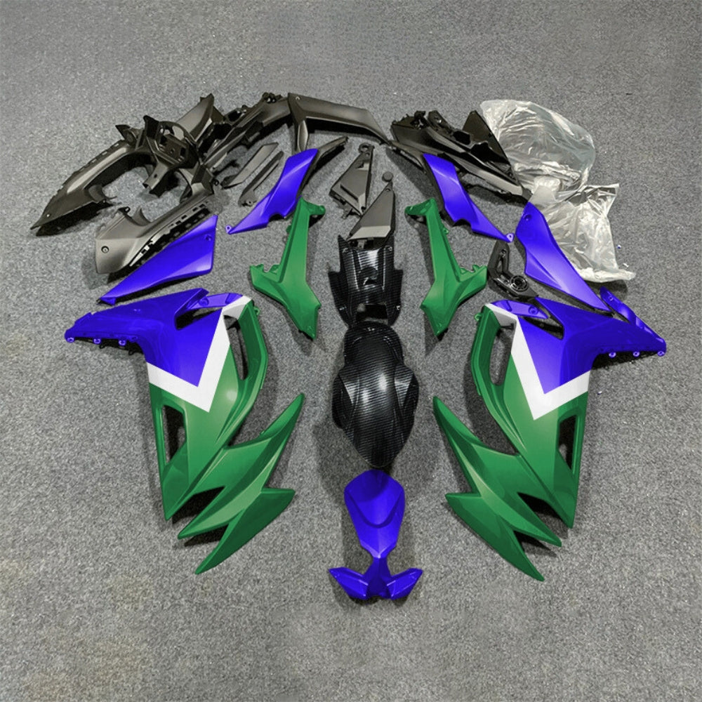 For KAWASAKI Ninja 650 ER-6F 2020-2026 Blue Black ABS Fairing Kit Complete Bodywork Panels | NiceFairings - main product image