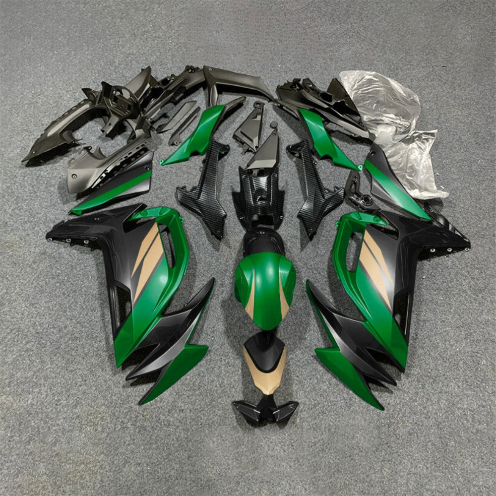 For KAWASAKI Ninja 650 ER-6F 2020-2026 Green Black Aftermarket ABS Fairing Kit Full Bodywork | NiceFairings - main product image