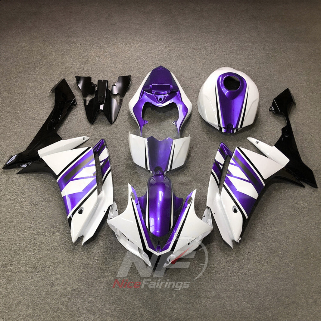 Precision-Fit ABS Fairing Kit Compatible with YAMAHA YZF-R1 RN19 2007-2008 - Purple Graphic | NiceFairings - main product image