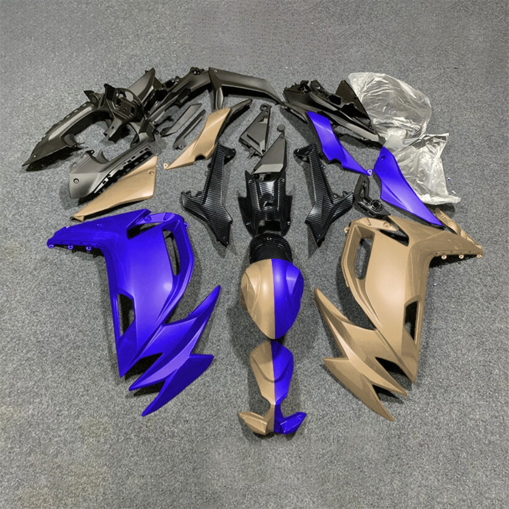 For KAWASAKI Ninja 650 ER-6F 2020-2026 Red Black ABS Fairing Kit Complete Bodywork Panels | NiceFairings - paint design NO.8 option image