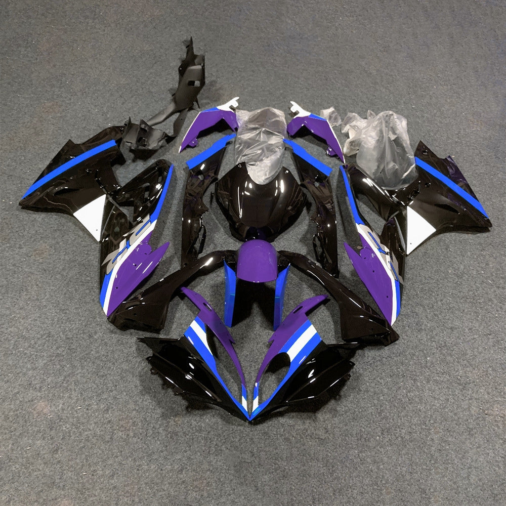 For BMW S1000RR 2017-2018 Carbon Look Standard No Tank Cover ABS Fairing Kit, Custom Painted Motorcycle Bodywork | NiceFairings - main product image