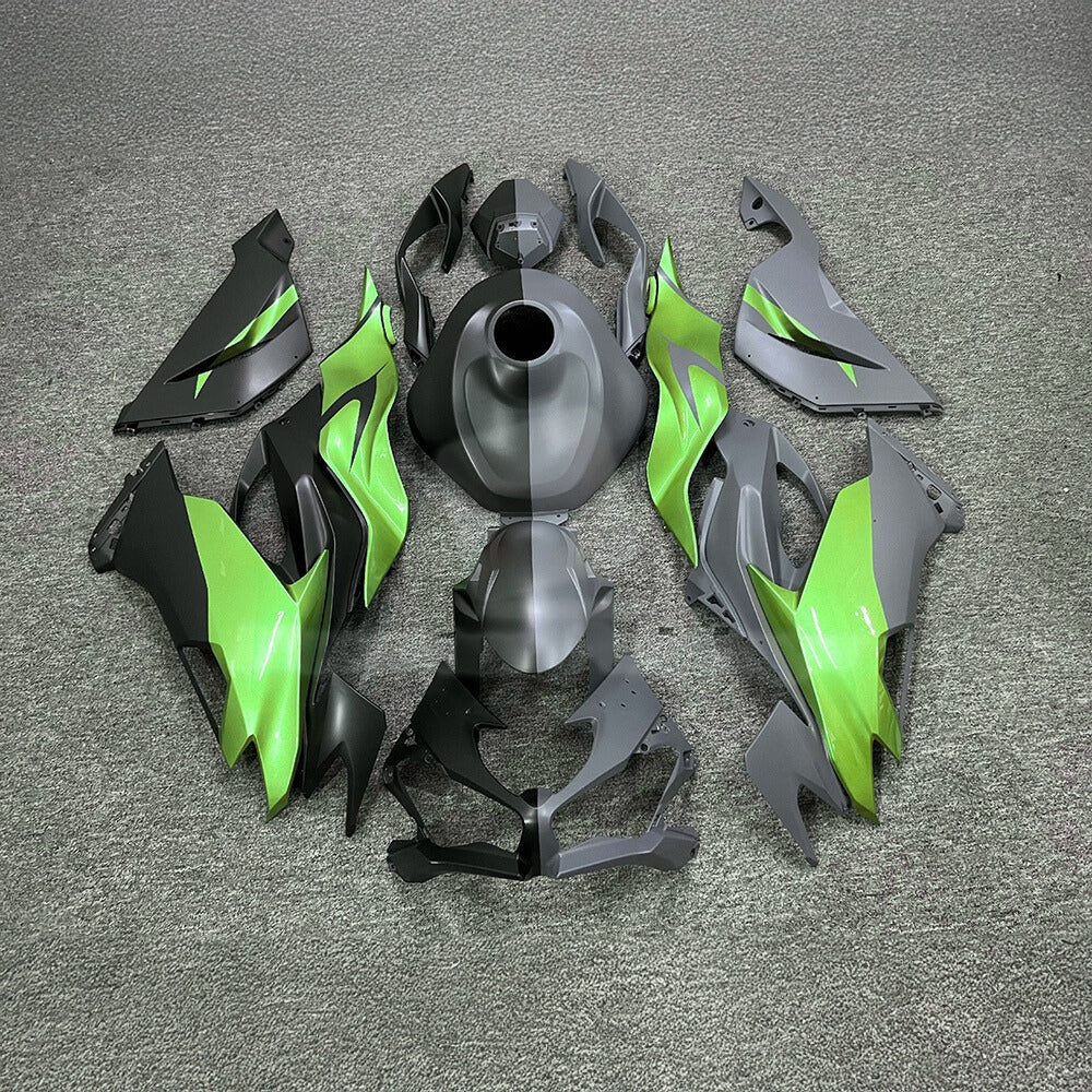 Kawasaki ZX-6R 636 2019-2023 Replacement Fairing Set White Blue Tank Cover | NiceFairings - main product image