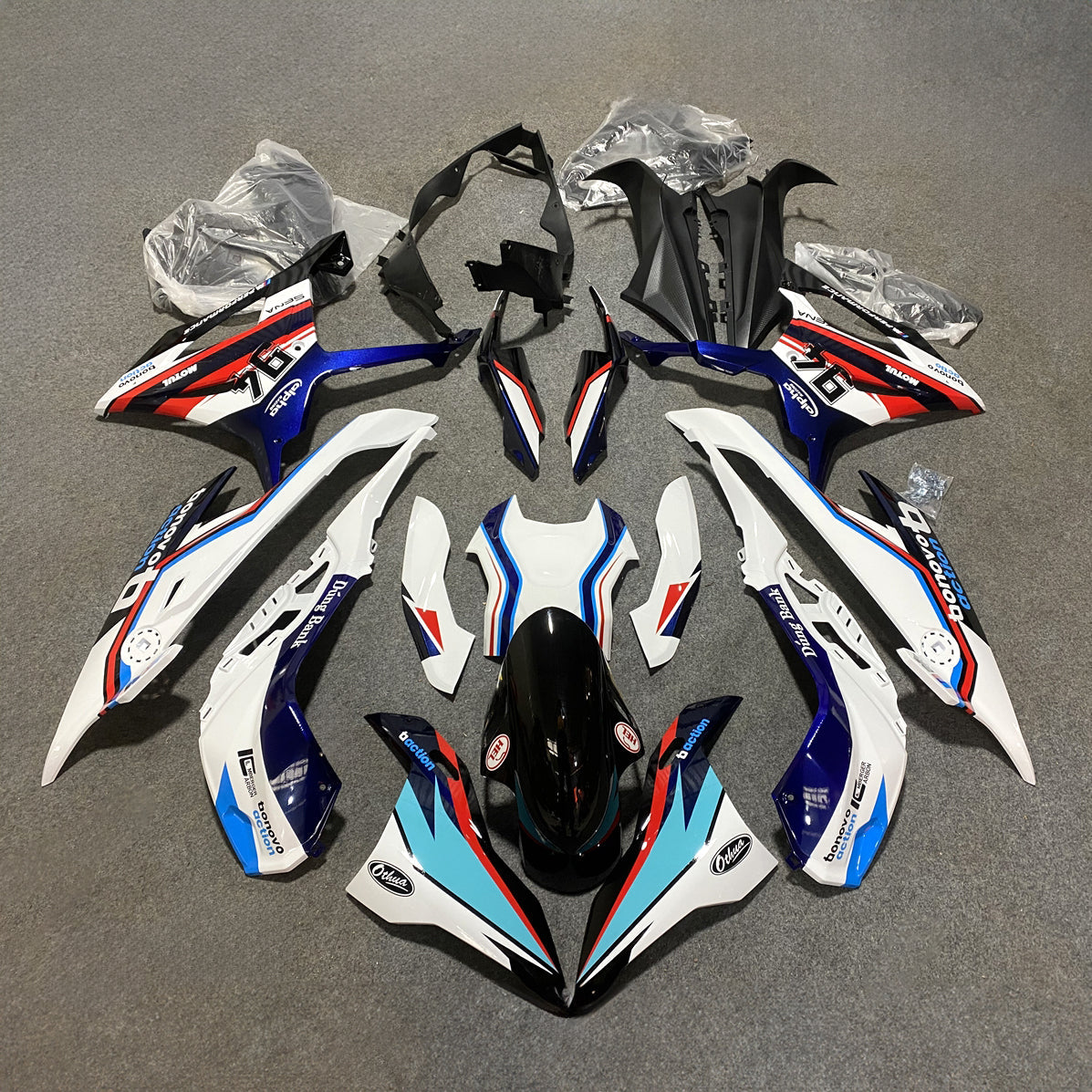 For BMW S1000RR 2019-2022 Track Edition Full Fairing Kit, Painted ABS Motorcycle Plastics | NiceFairings - main product image