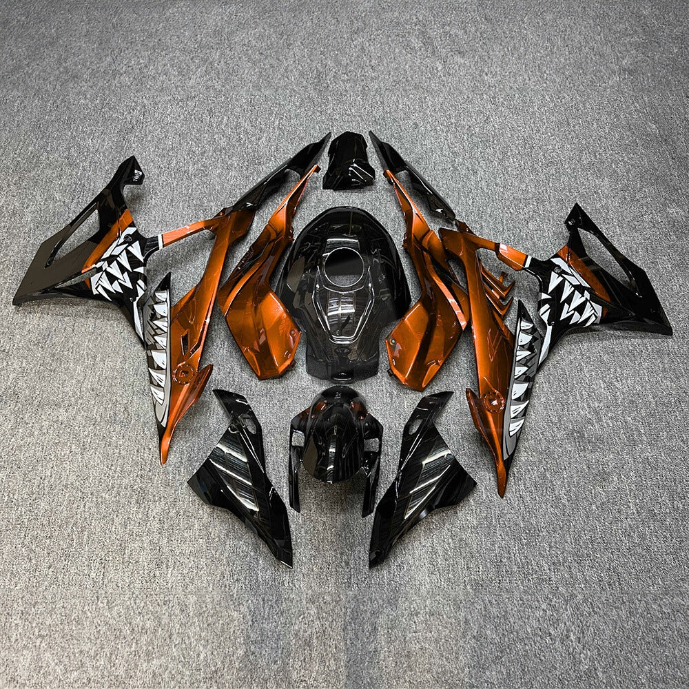 For BMW S1000RR 2019-2022 Gloss Black Premium Edition Custom Fairings, ABS Replacement Plastics Full Body Kit | NiceFairings - main product image
