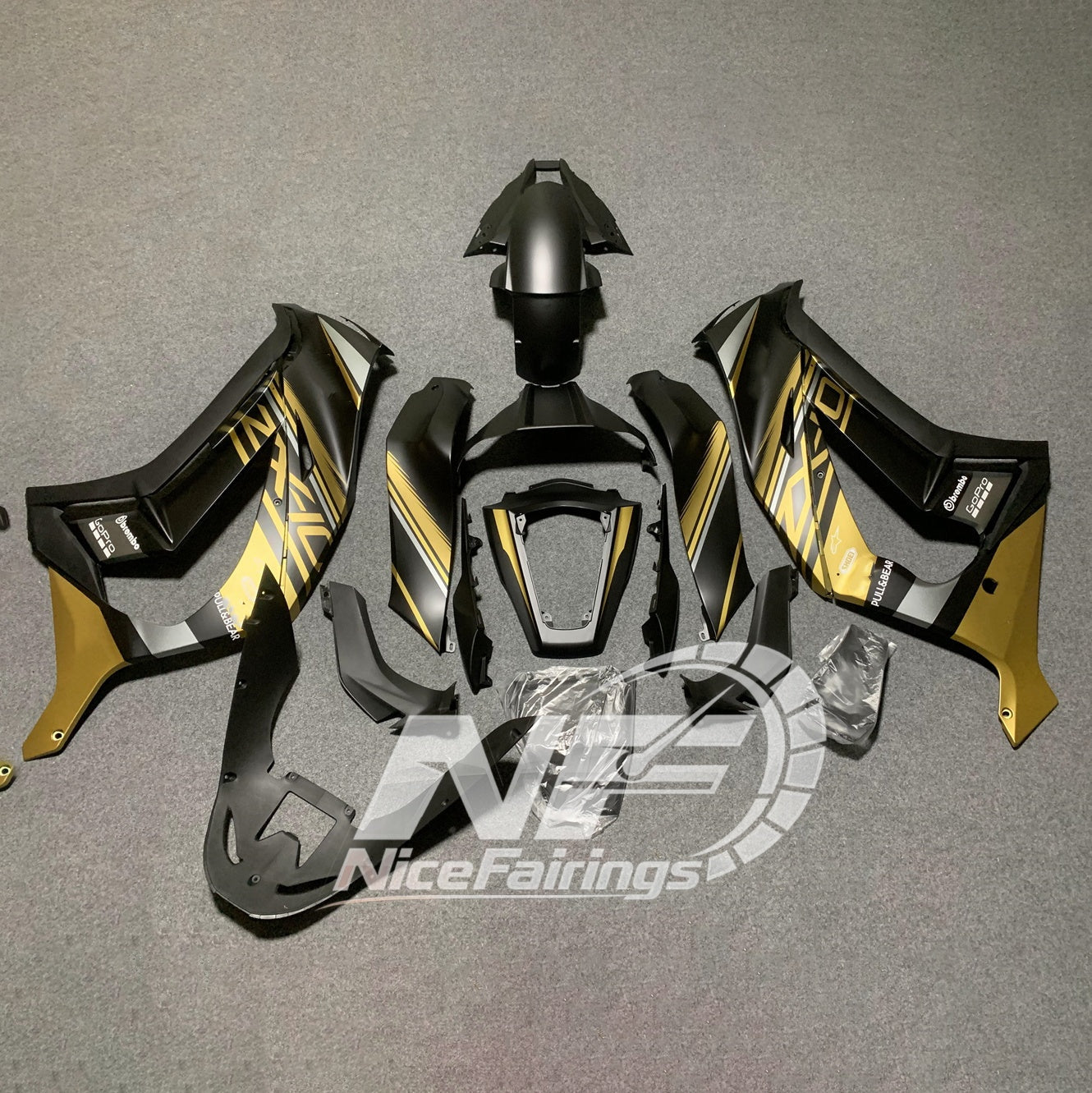 For KAWASAKI Ninja ZX10R 2011-2015 Replacement Fairing Kit | NiceFairings - paint design NO.1 option image