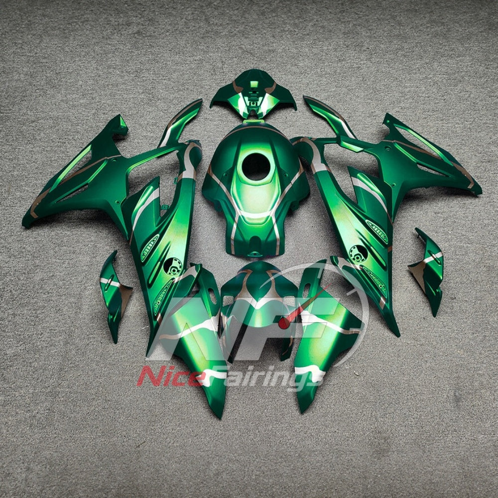 For BMW S1000RR 2023-2024 Green Black Motorcycle Fairing Kit with Aftermarket Body Panels | NiceFairings - main product image