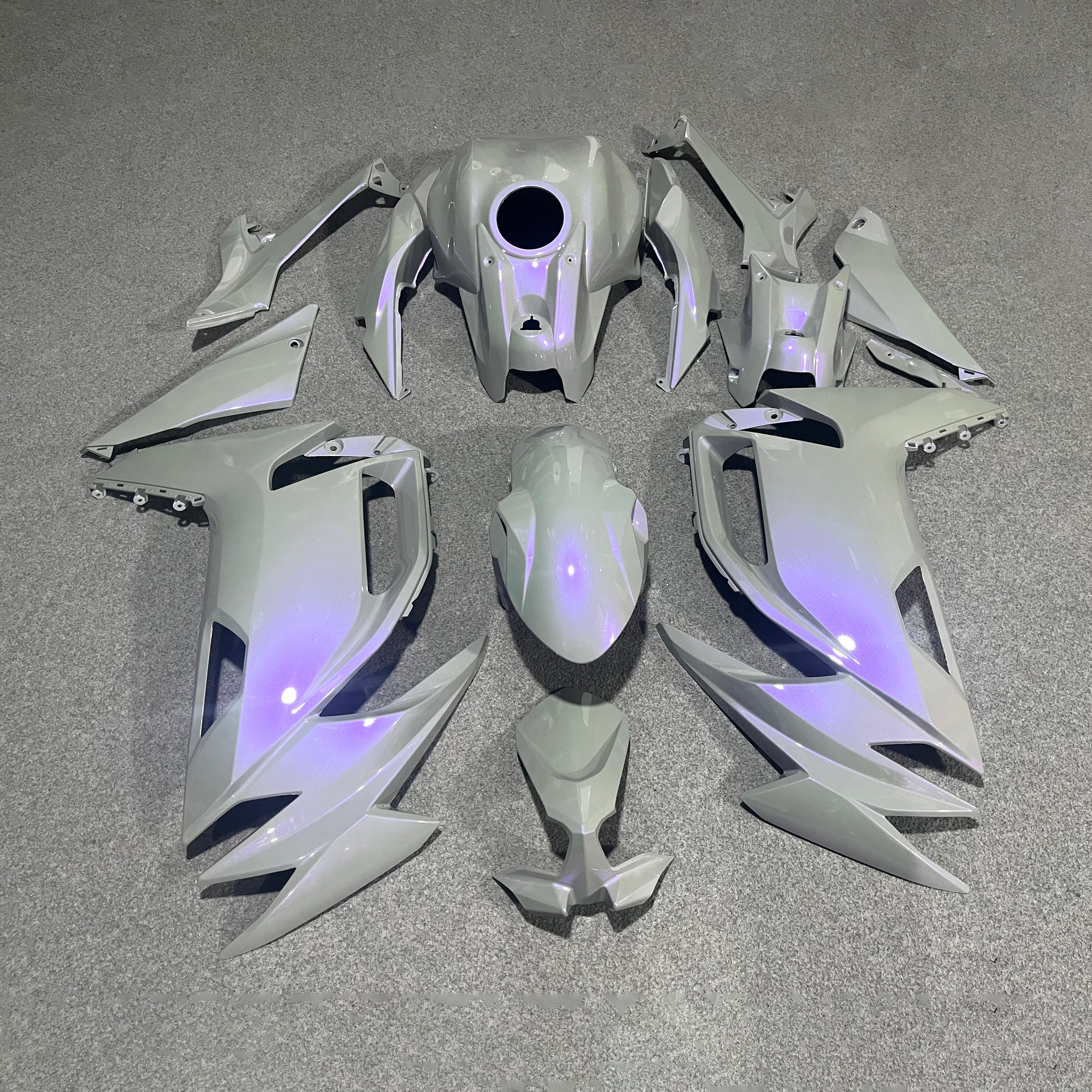 KAWASAKI Ninja 650 ER-6F 2020-2026 ABS Fairing Kit Style 01 | NiceFairings - paint design NO.2 option image