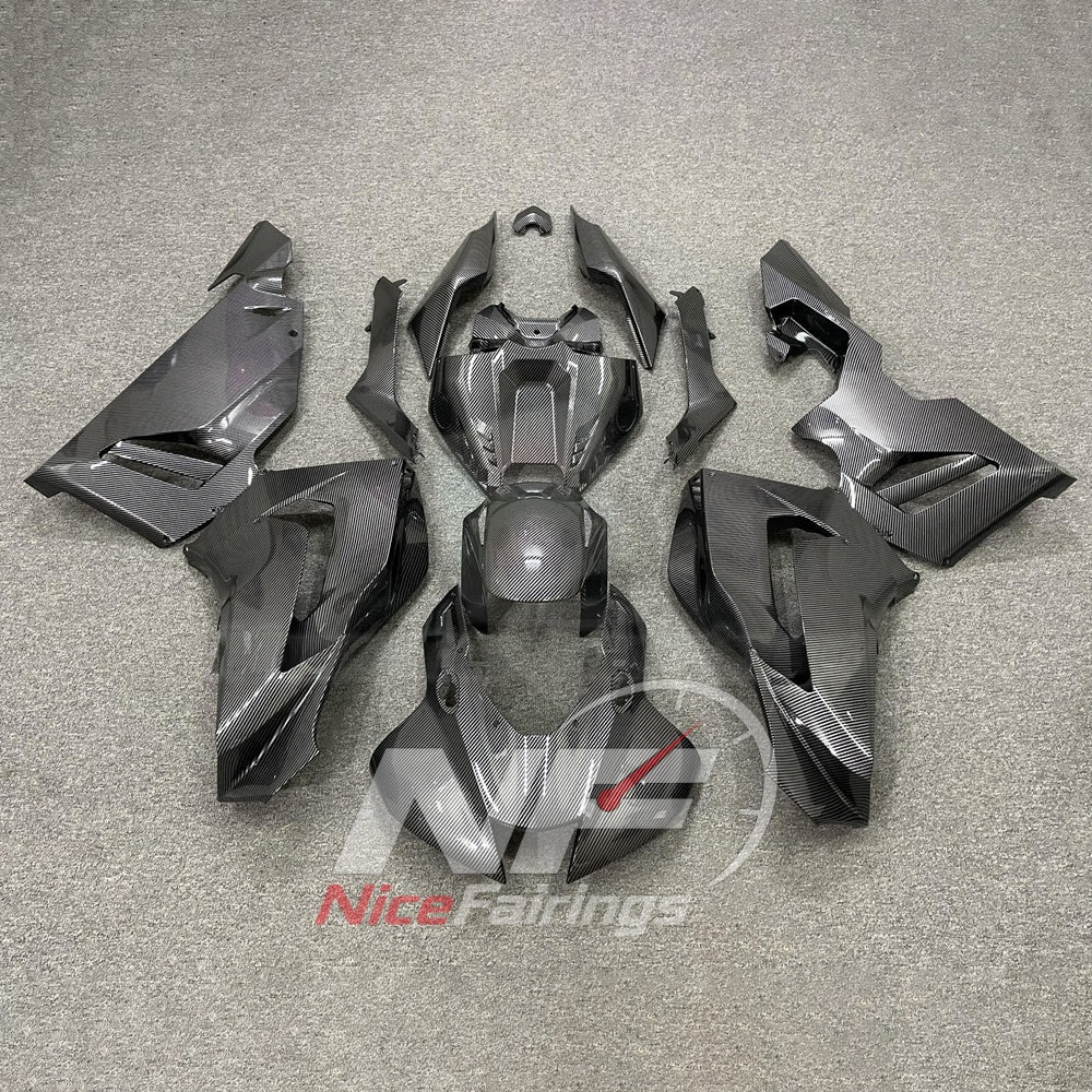 For Honda CBR1000RR-R SP 2020-2023 Blue Black Sportbike Fairing Set with Custom Painted Plastics | NiceFairings - paint design NO.8 option image