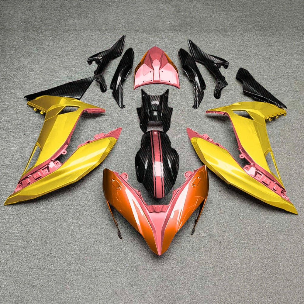 Ninja 650 ER-6F 2017-2019 Custom Painted Fairings Style 10 | NiceFairings - paint design NO.3 option image