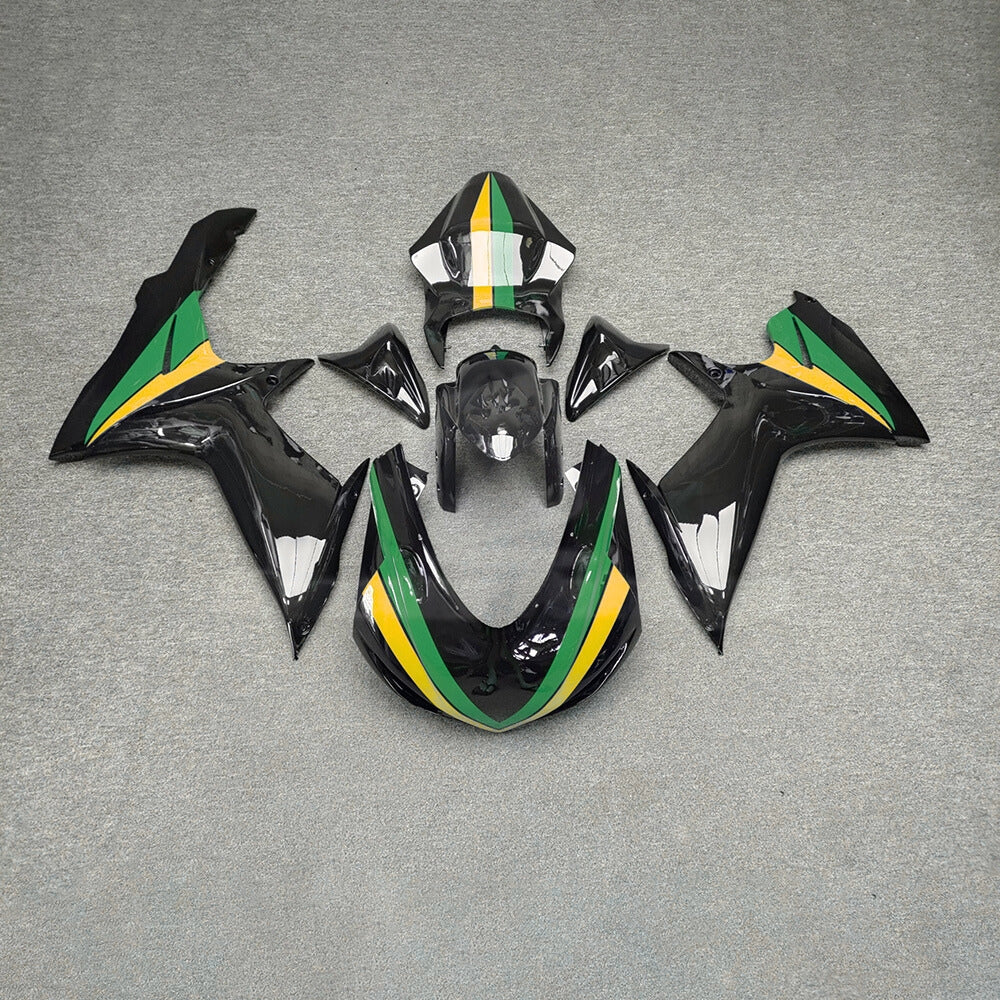 For Suzuki GSX-R600 GSX-R750 K11 2011-2016 Custom Fairings White Black ABS Sportbike Plastics | NiceFairings - main product image