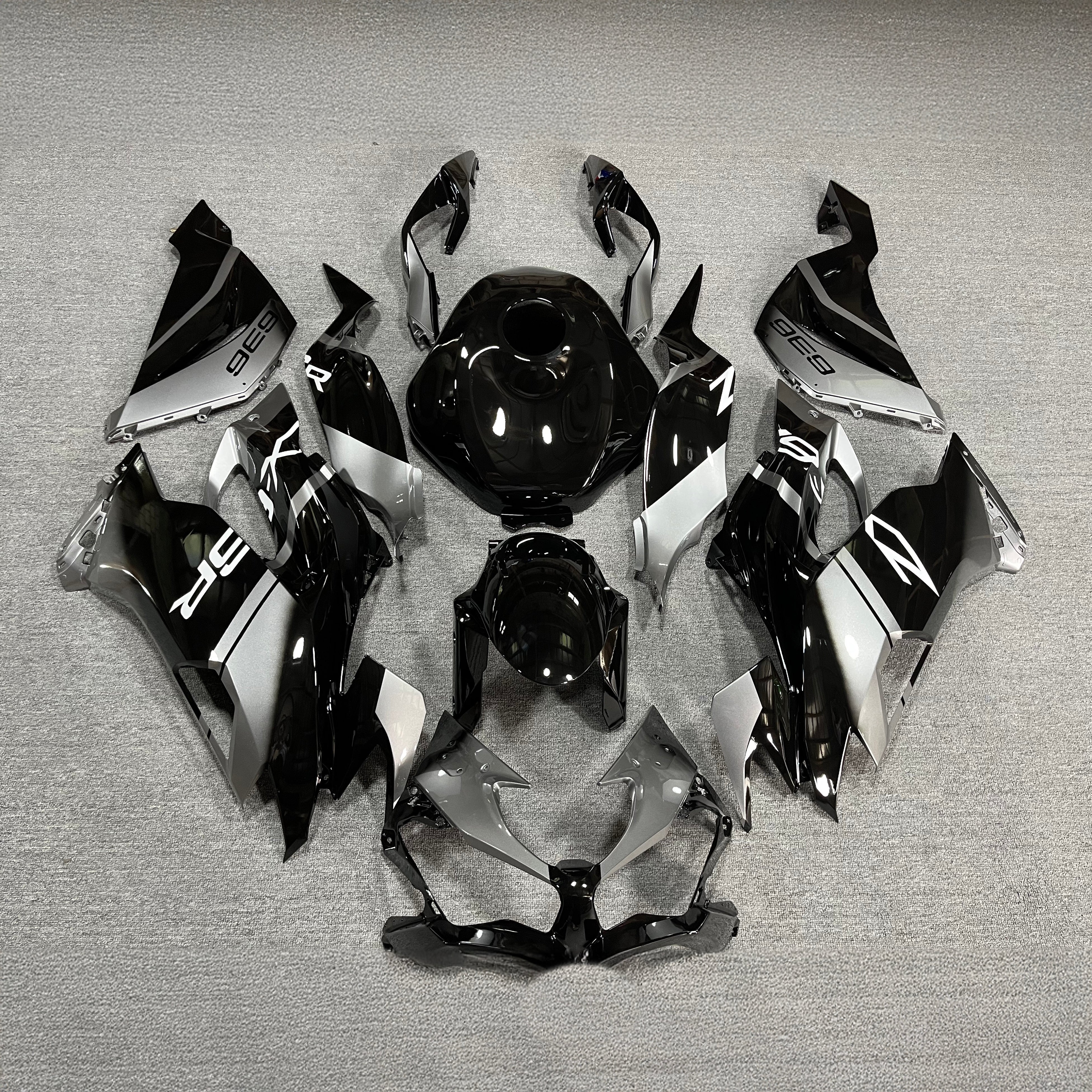 ZX6R 636 2019-2023 Painted Motorcycle Bodywork Street Bodywork Tank Cover | NiceFairings - paint design NO.5 option image