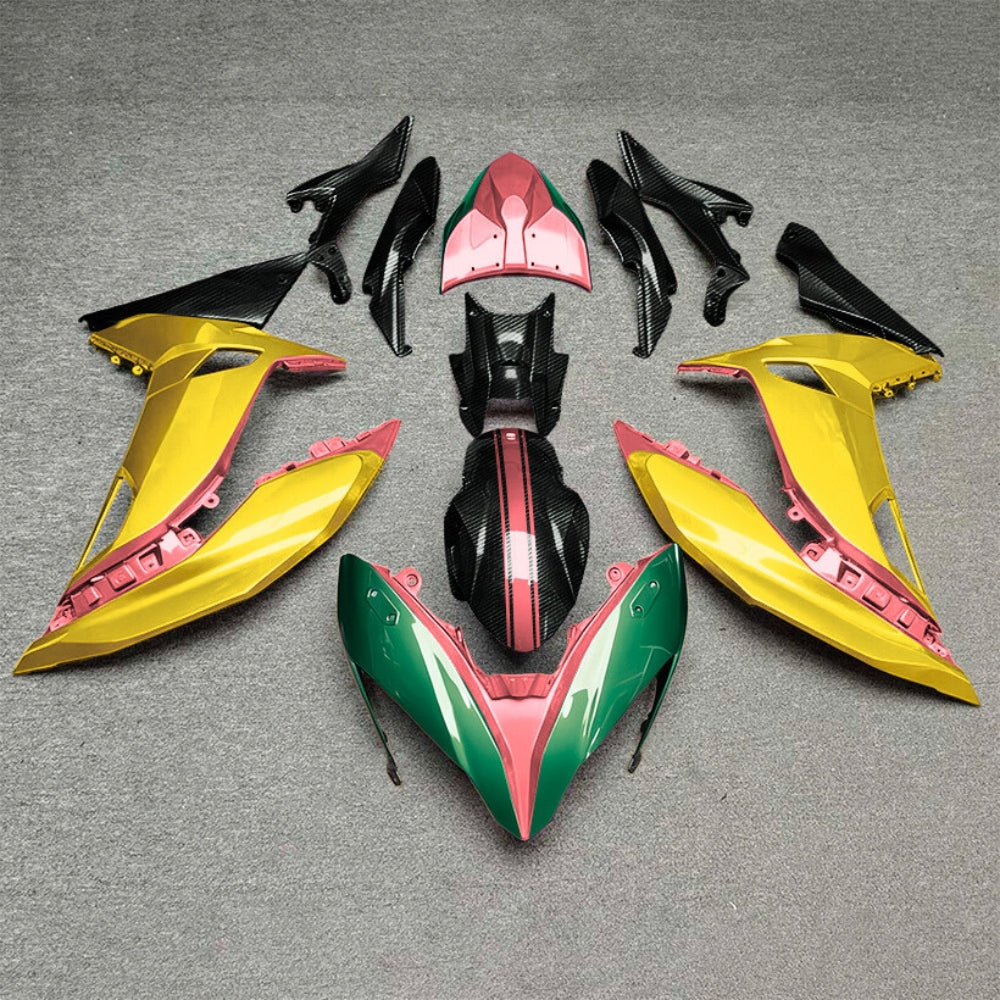 ER-6F Ninja 650 2017-2019 Replacement Fairing Set Style 12 | NiceFairings - paint design NO.4 option image
