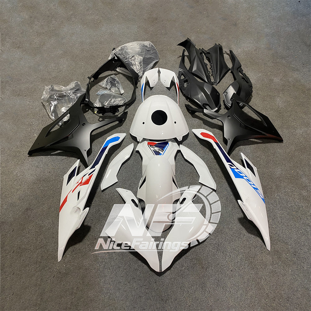 For BMW S1000RR 2019-2022 Red Black Custom Fairings, ABS Replacement Plastics Full Body Kit | NiceFairings - paint design NO.5 option image