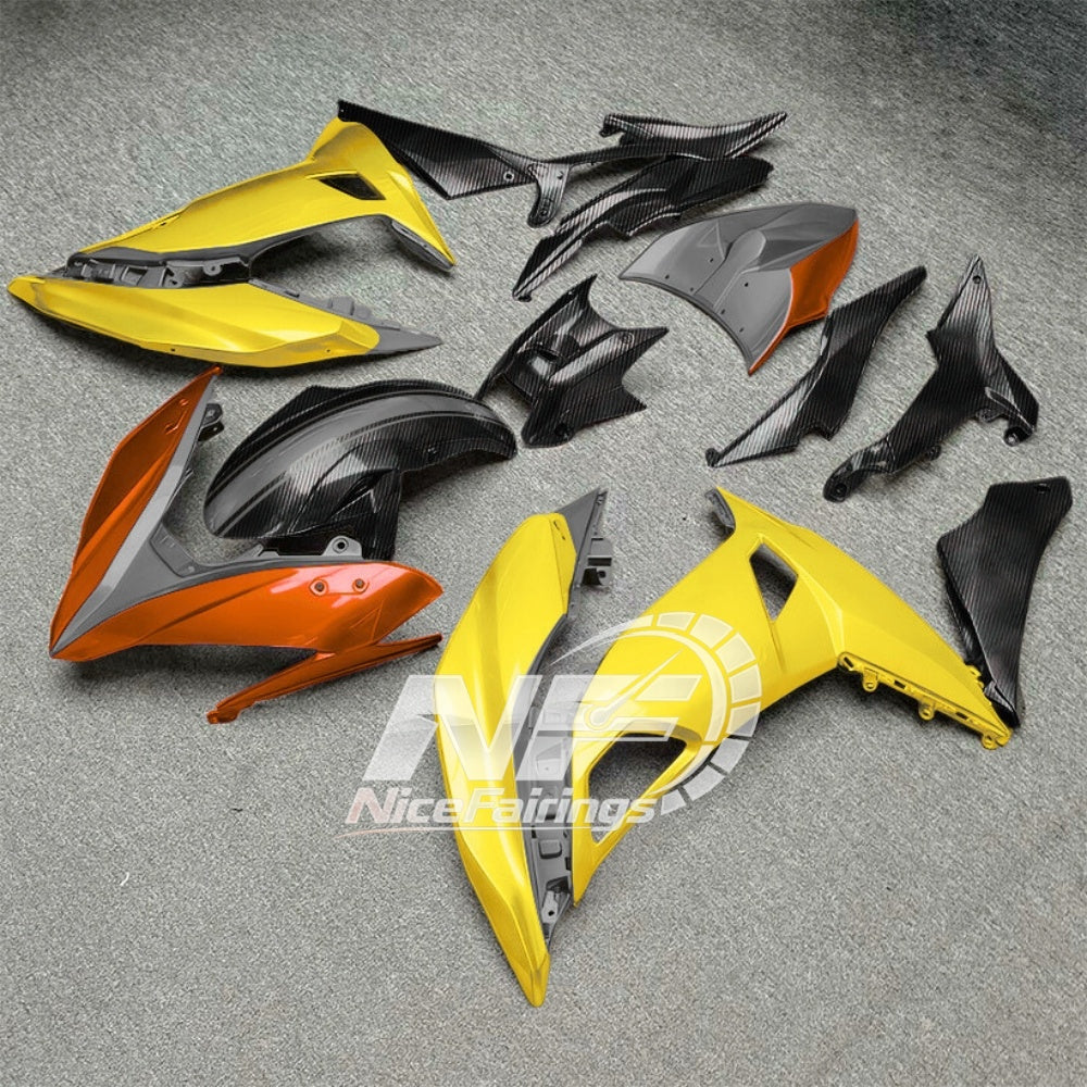 Ninja 650 ER-6F 2017-2019 Custom Painted Fairings Style 10 | NiceFairings - paint design NO.5 option image