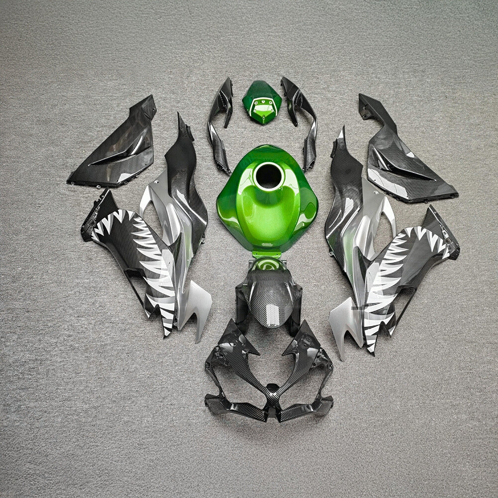 For Kawasaki Ninja ZX6R 636 2019-2023 Sportbike Plastics Track Edition Signature Edition | NiceFairings - paint design NO.6 option image