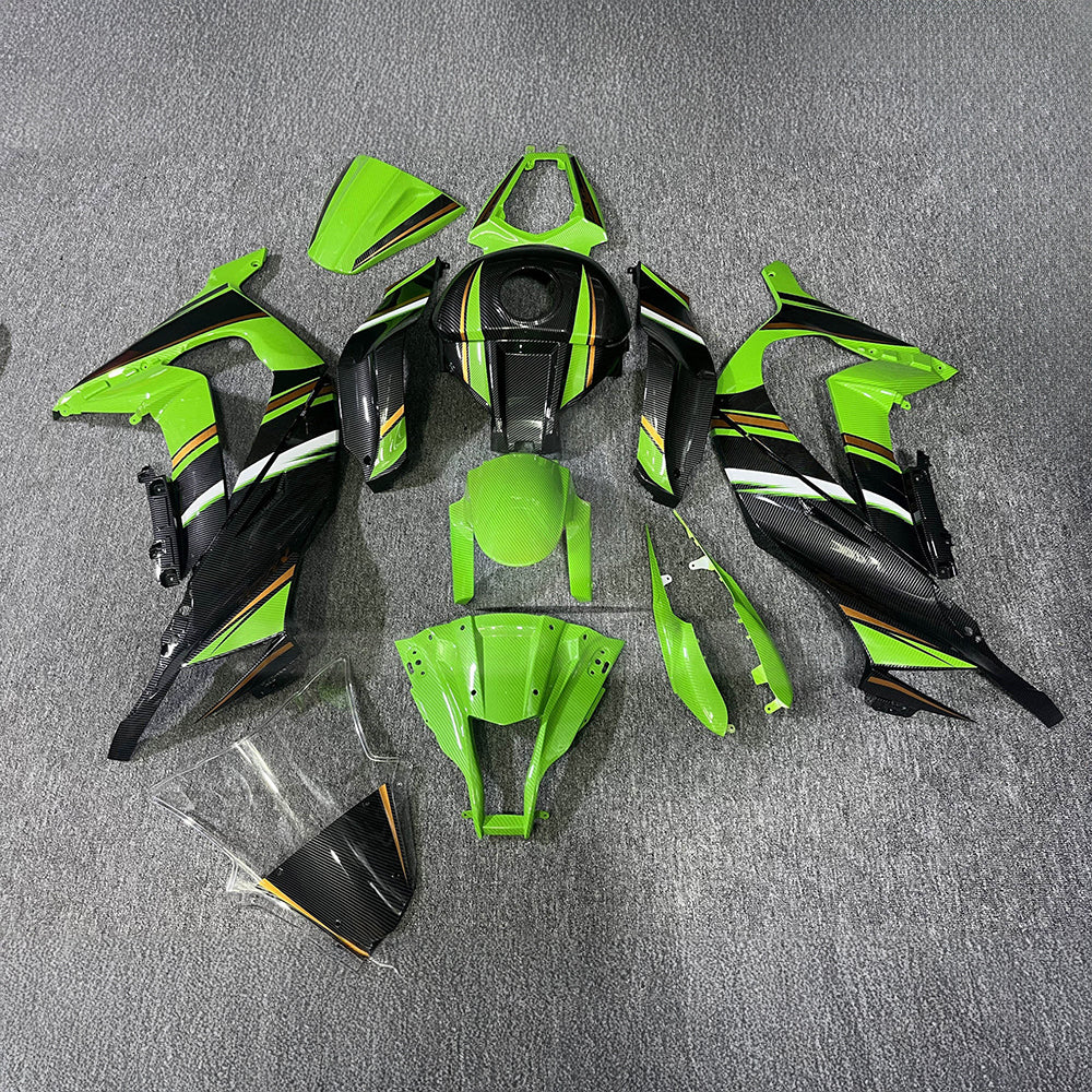 For KAWASAKI ZX10R 2011-2015 9VR6 Custom ABS Fairing Kit | NiceFairings - paint design NO.6 option image