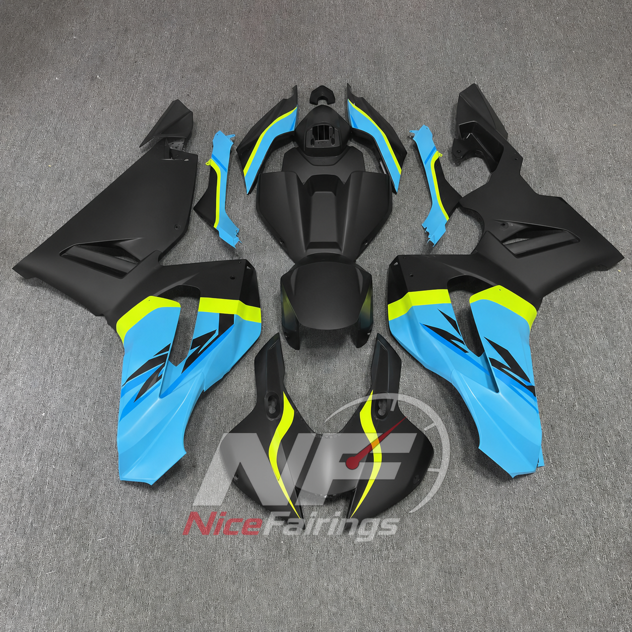 Black Gold ABS fairing kit for Honda CBR1000RR-R 2020-2023, design D59-P32 - image 5
